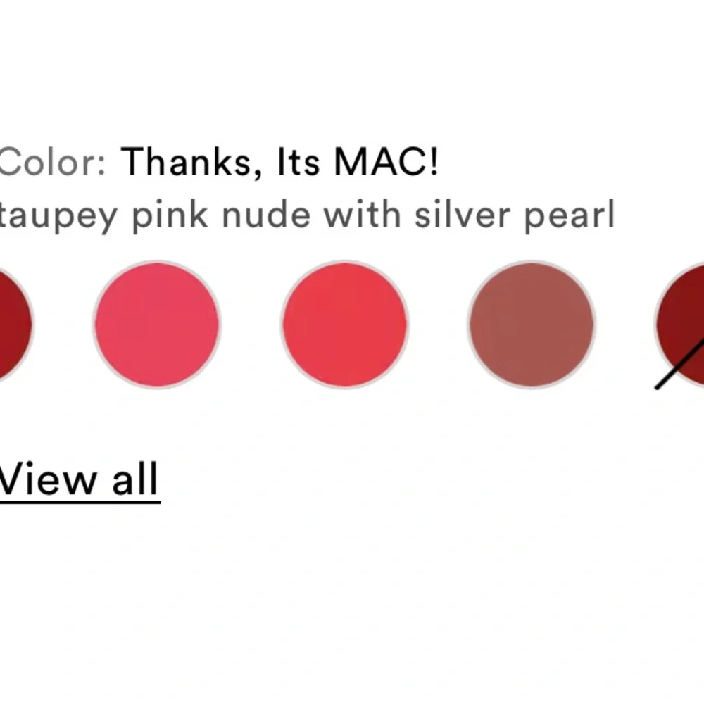 MAC Cosmetics here @rustybush